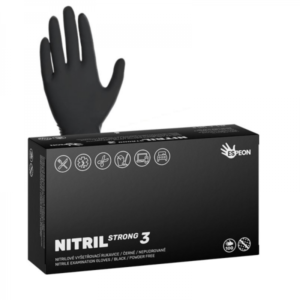 Espeon jednorázové rukavice Nitril Premium Black Strong 5g